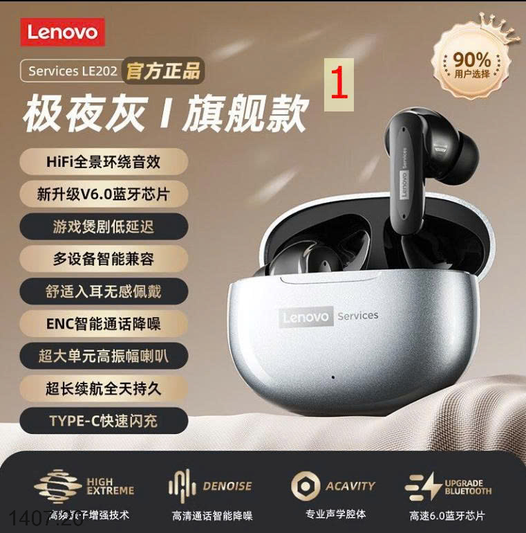 26HA1407.20 - TAI NGHE KO DÂY LENOVO