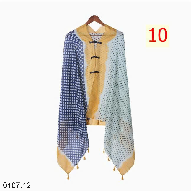 26HA0107.12 - KHĂN CHOÀNG MỎNG HOẠ TIẾT