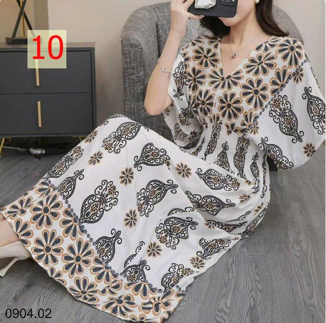 26HA0904.02 - VÁY MAXI THỔ CẨM