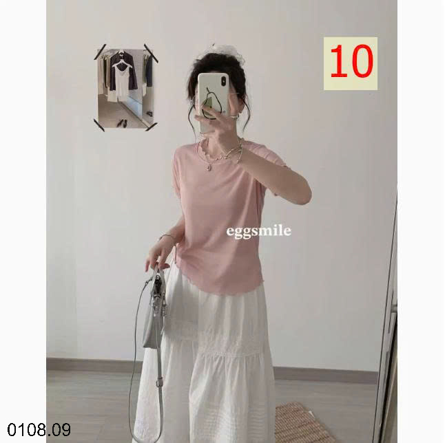 26HA0108.09 - ÁO THUN CỔ VIỀN EGG
