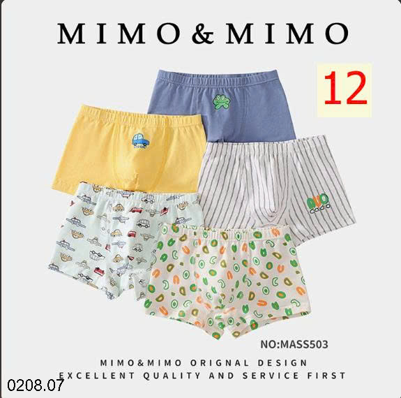 26HA0208.07 - SET HỘP QUẦN CHÍP MOMO BÉ TRAI