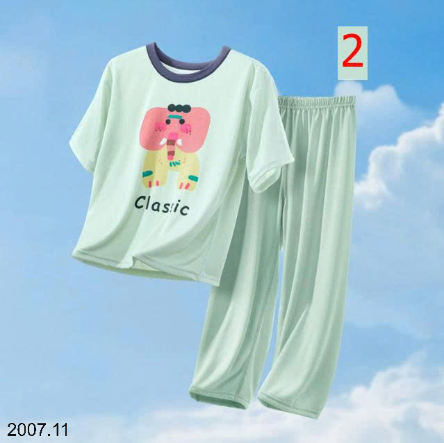 26HA2007.11 - BỘ THUN LẠNH PETTIT QUẦN DÀI ÁO CỘC CHO BÉ