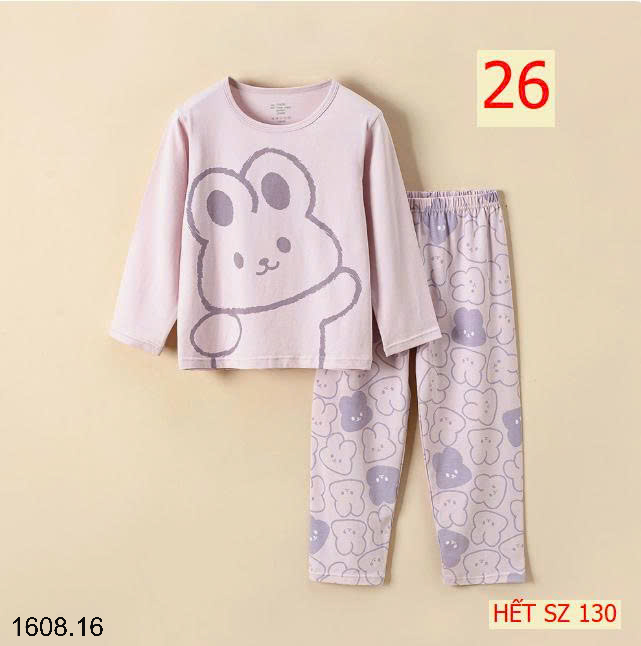 26HA1608.16 - BỘ THU ĐÔNG MẶC NHÀ SIZE ĐẠI QC CHO BÉ