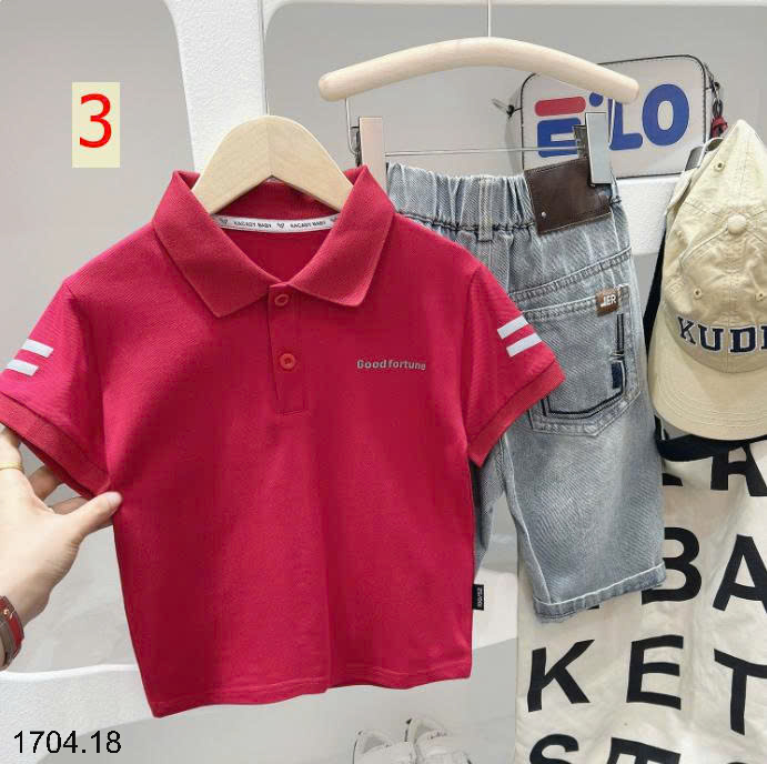 26HA1704.18 - POLO KACADY CHO BÉ TRAI