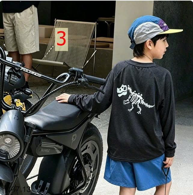 26HA1107.13 - ÁO THUN DÀI TAY AMBB BÉ TRAI