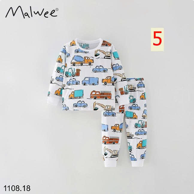 26HA1108.18 - BỘ THU ĐÔNG MẶC NHÀ BÉ TRAI MALWEE