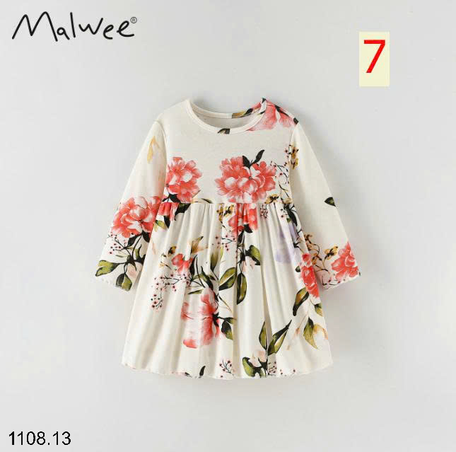 26HA1108.13 - VÁY THU ĐÔNG MALWEE BÉ GÁI