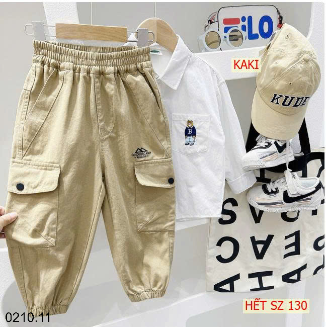 26HA0210.11 - QUẦN TÚI HỘP BO ỐNG KACADY BÉ TRAI