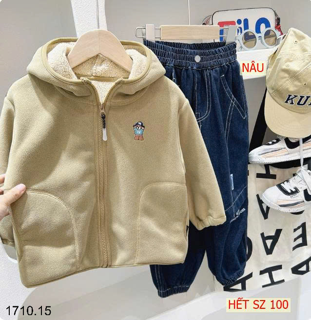 26HA1710.15 - ÁO KHOÁC LÔNG CỪU KACADY BÉ TRAI