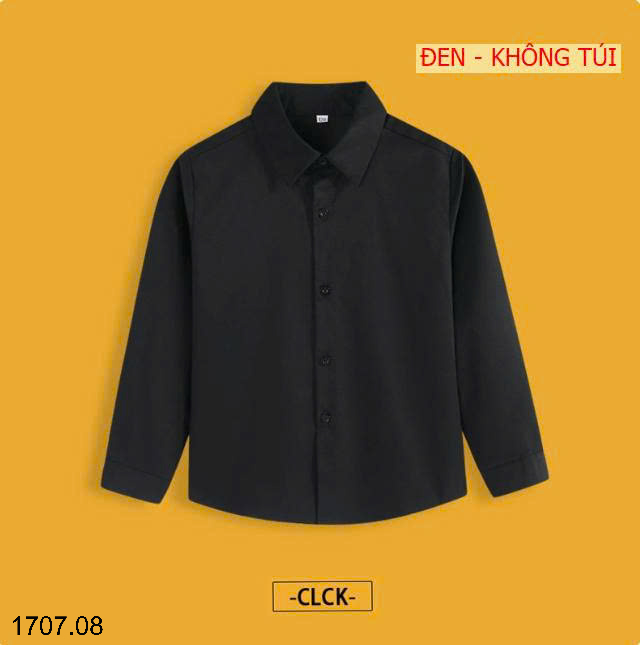 26HA1707.08 - SƠ MI DÀI TAY ĐỒNG PHỤC HỌC SINH CHO BÉ