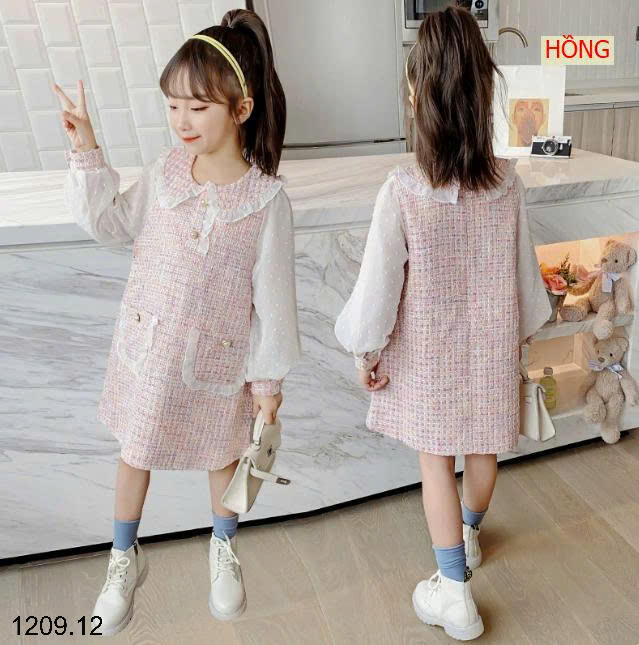 26HA1209.12 - VÁY DẠ BÉ GÁI