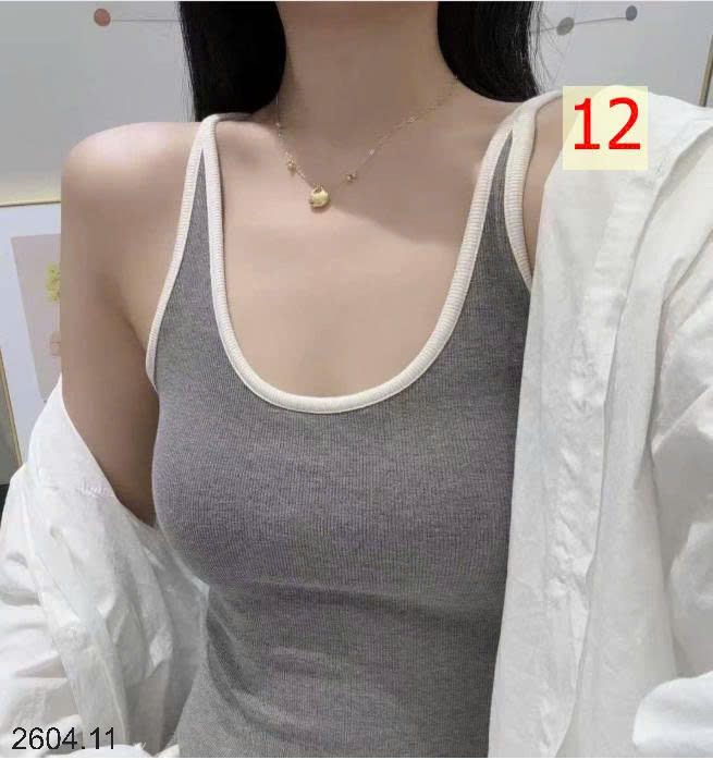 26HA2604.11 - SET 2 ÁO 2 DÂY KÈM BRA CHO NỮ