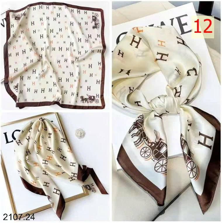 26HA2107.24 - SET 2 KHĂN LỤA PHỤ KIỆN