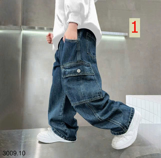 26HA3009.10 - QUẦN JEAN ỐNG RỘNG SIZE ĐẠI BÉ TRAI