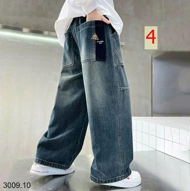 26HA3009.10 - QUẦN JEAN ỐNG RỘNG SIZE ĐẠI BÉ TRAI