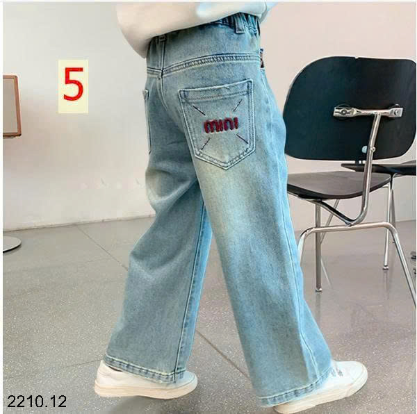26HA2210.12 - QUẦN JEAN SUÔNG BG