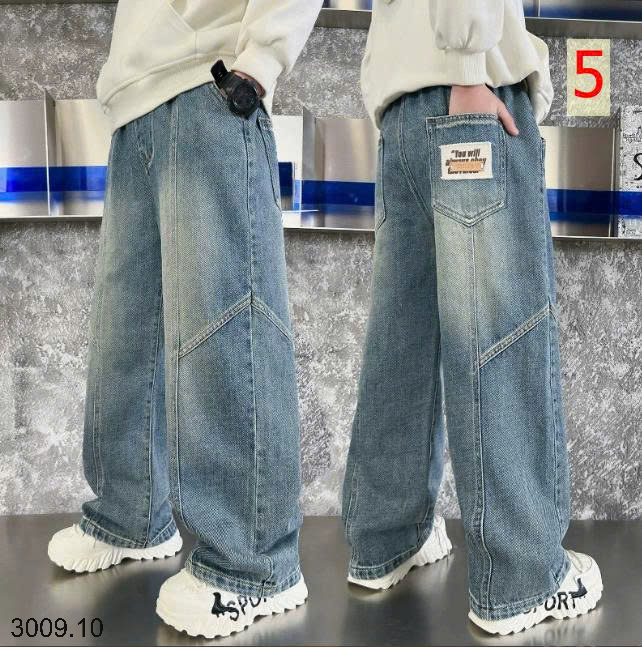 26HA3009.10 - QUẦN JEAN ỐNG RỘNG SIZE ĐẠI BÉ TRAI