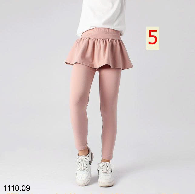 26HA1110.09 - QUẦN LEGGING DÁNG VÁY BÉ GÁI AKL