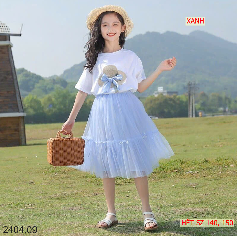 26HA2404.09 - SET VÁY SIZE ĐẠI CHO BÉ GÁI