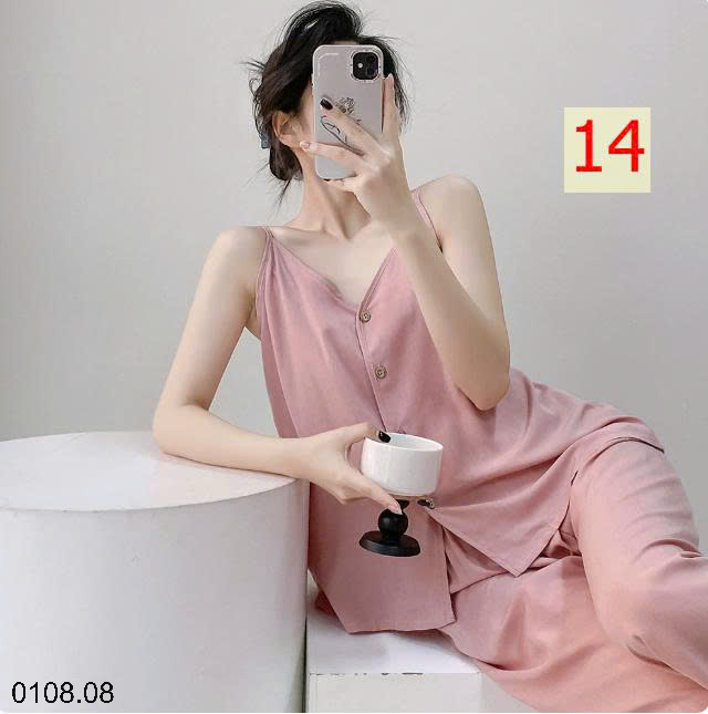 26HA0108.08 - BỘ LANH LỤA 2 DÂY QUẦN DÀI