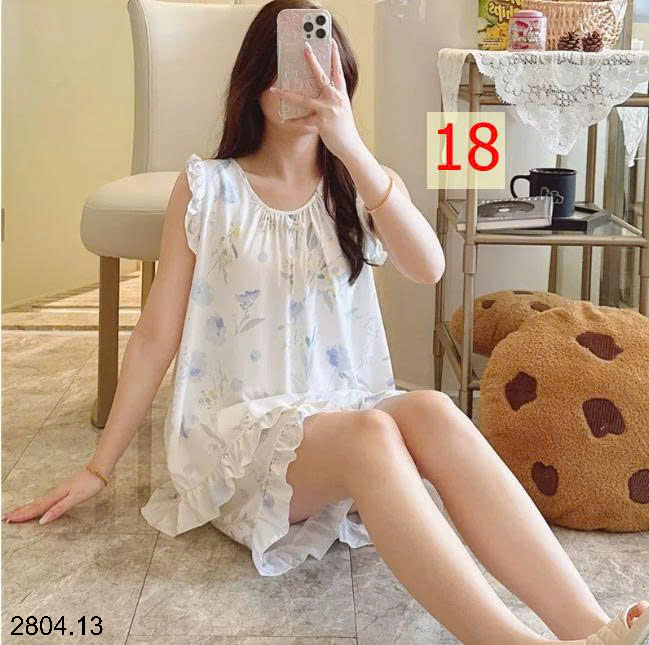 26HA2804.13 - BỘ LANH LỤA BA LỖ VIỀN BÈO CHO NỮ