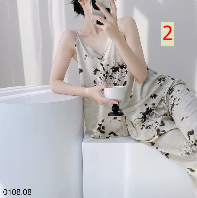 26HA0108.08 - BỘ LANH LỤA 2 DÂY QUẦN DÀI