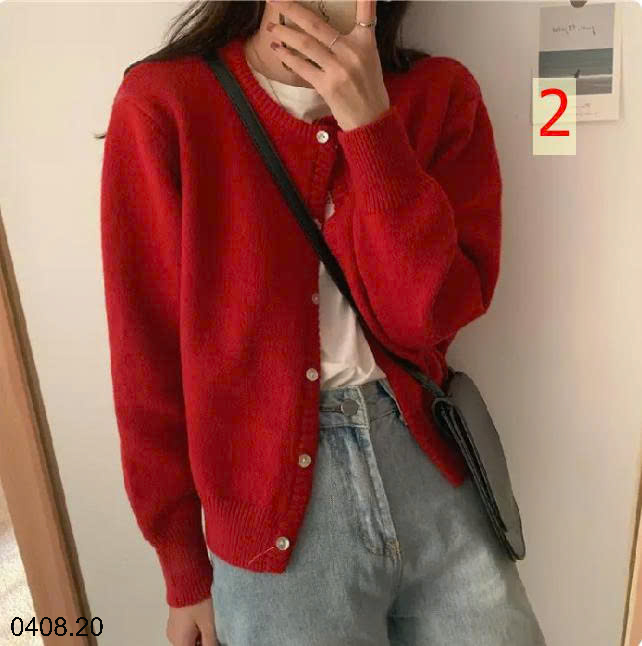 26HA0408.20 - ÁO LEN CARDIGAN NỮ