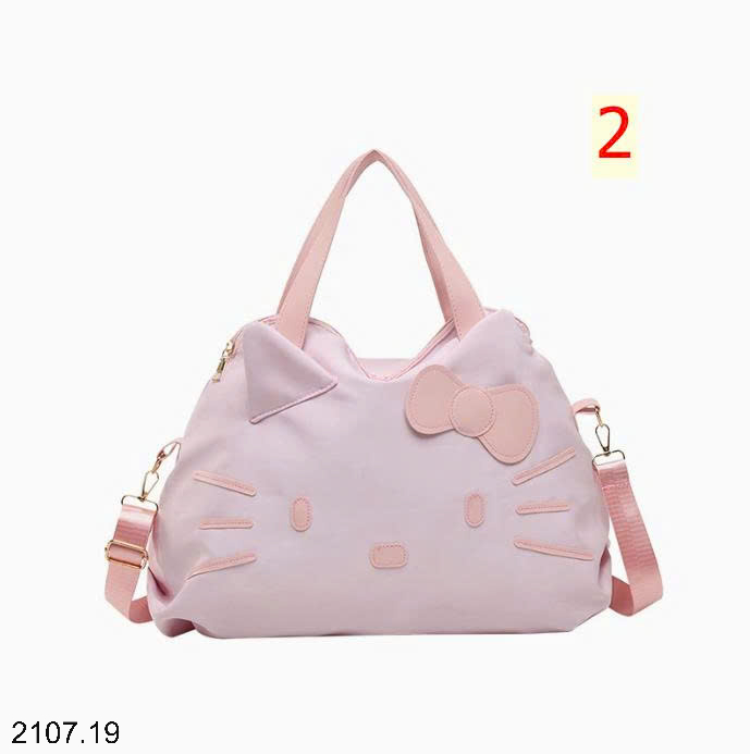 26HA2107.19 - TÚI XÁCH TAY DU LỊCH HÌNH MÈO KITTY