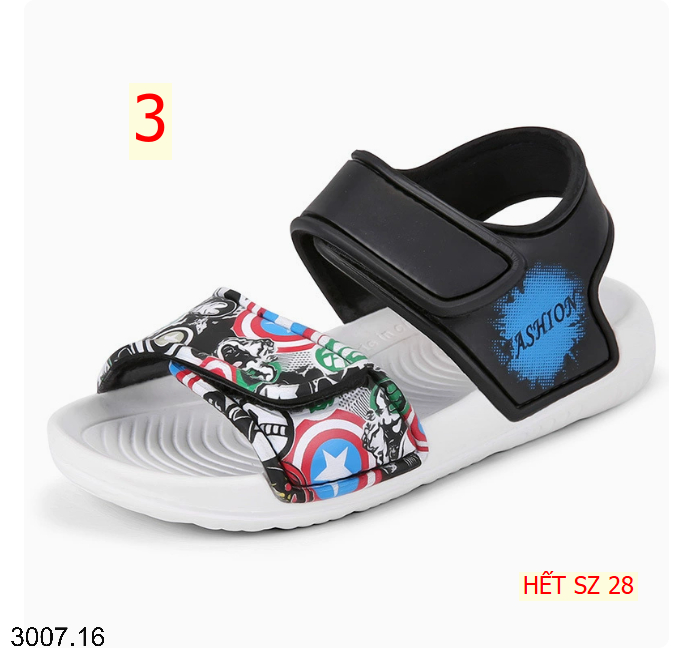 26HA3007.16 - SANDAL HOẠT HÌNH SIÊU NHẸ CHO BÉ