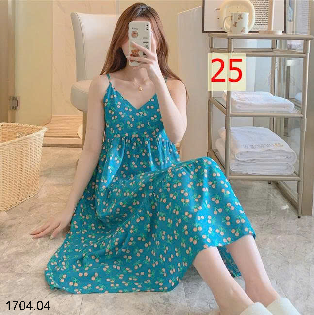 26HA1704.04 - VÁY 2 DÂY LANH LỤA MỀN MÁT CHO NỮ
