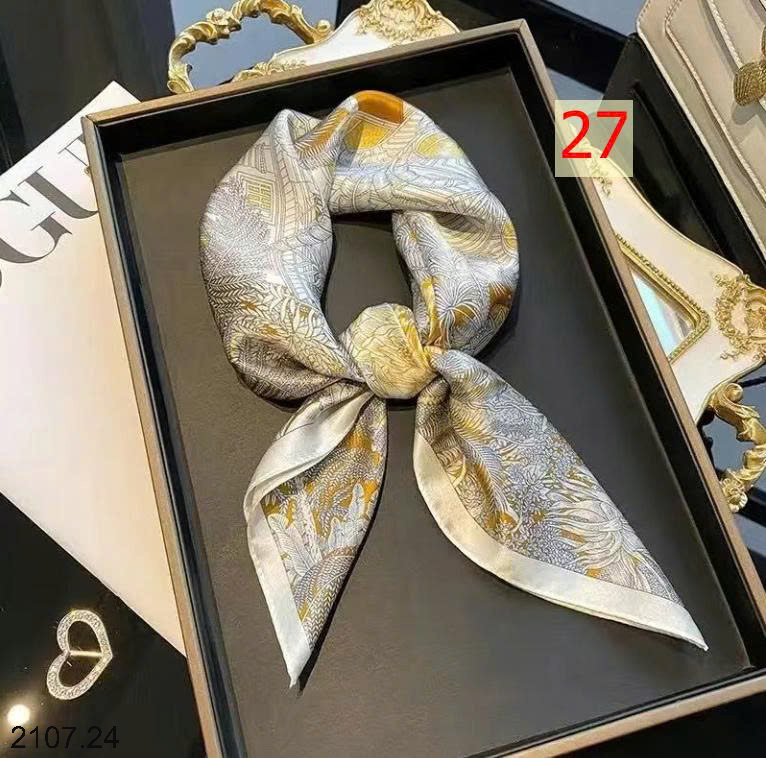 26HA2107.24 - SET 2 KHĂN LỤA PHỤ KIỆN