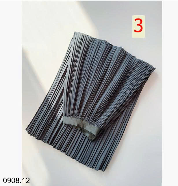 26HA0908.12 - CHÂN VÁY MIDI XẾP LY ANNA