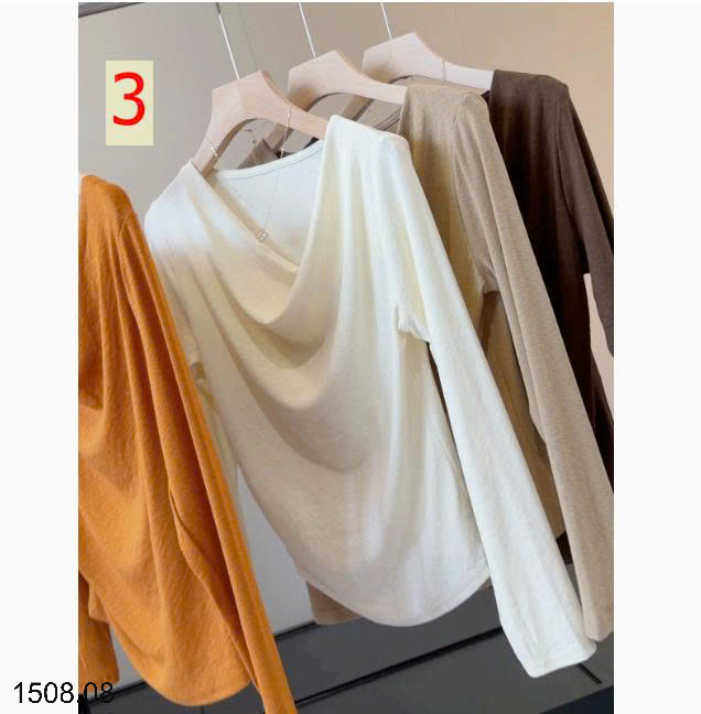 26HA1508.08 - ÁO CỔ ĐỔ THU ĐÔNG ANNA