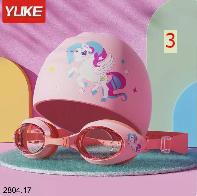 26HA2804.17 - SET MŨ KÈM KÍNH BƠI YUKE CHO BÉ