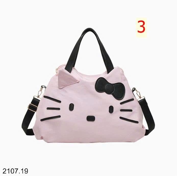 26HA2107.19 - TÚI XÁCH TAY DU LỊCH HÌNH MÈO KITTY