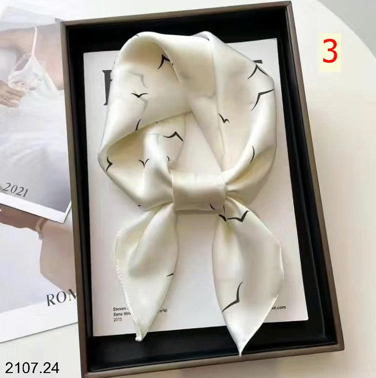 26HA2107.24 - SET 2 KHĂN LỤA PHỤ KIỆN