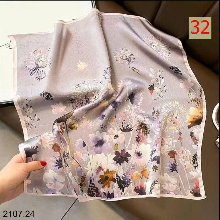 26HA2107.24 - SET 2 KHĂN LỤA PHỤ KIỆN