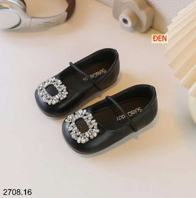 26HA2708.16 - GIÀY BỆT ĐẾ MỀM ĐÍNH ĐÁ BÉ GÁI