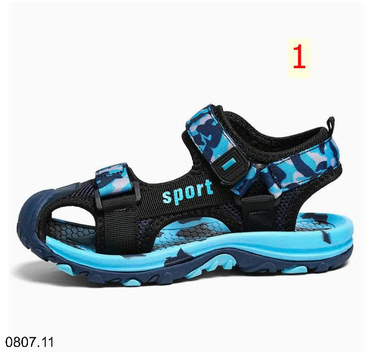 26HA0807.11 - SANDAL BÍT MŨI SPORT BÉ TRAI
