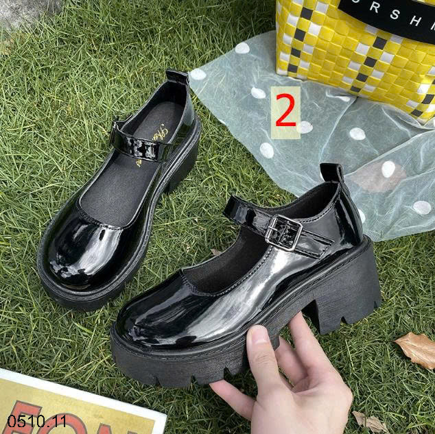 26HA0510.11 - GIÀY MARY JANE ĐẾ CAO NỮ