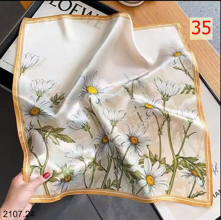 26HA2107.24 - SET 2 KHĂN LỤA PHỤ KIỆN