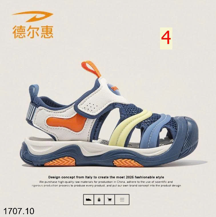 26HA1707.10 - GIÀY SANDAL BÍT MŨI QUẢNG CHÂU CHO BÉ