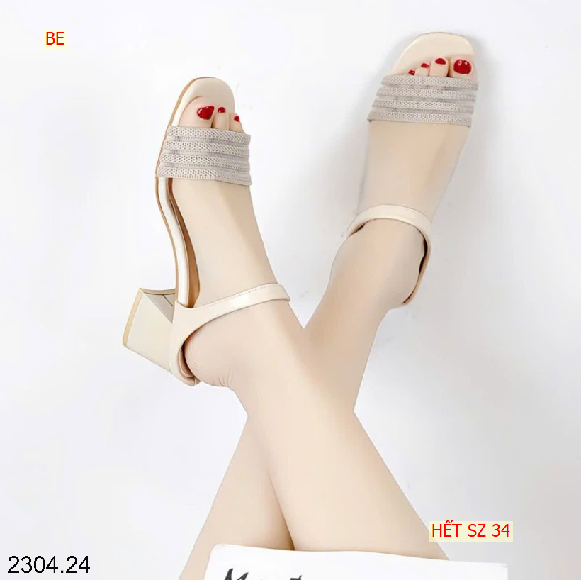 26HA2304.24 - SANDAL QUAI LƯỚI CHO NỮ
