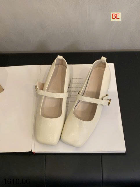26HA1610.06 - GIÀY MARRY JANE ĐẾ VUÔNG THẤP