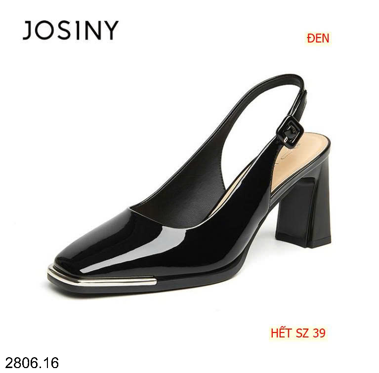 26HA2806.16 - GIÀY CÔNG SỞ GÓT VUÔNG JOSINY