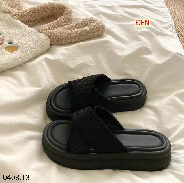 26HA0408.13 - DÉP ĐẾ DÀY QUAI CHÉO NỮ