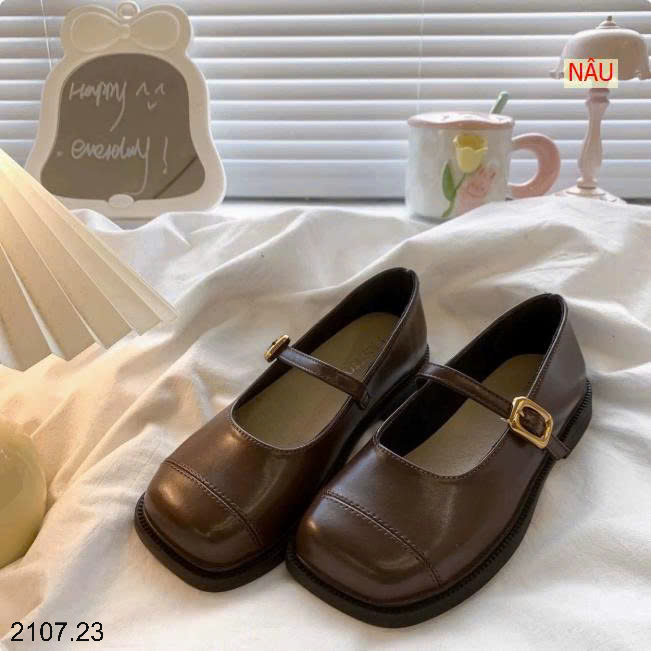 26HA2107.23 - GIÀY MARRY JANE ĐẾ BẰNG BÉ GÁI