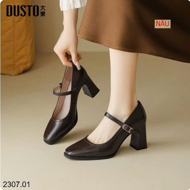 26HA2307.01 - GIÀY CAO GÓT MARRY JANE DUSTO