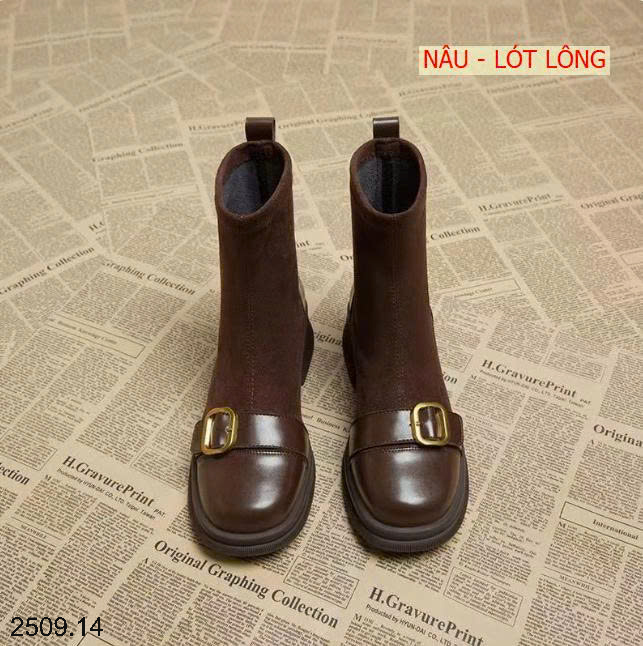 26HA2509.14 - GIÀY BỐT CỔ NGẮN CHO NỮ