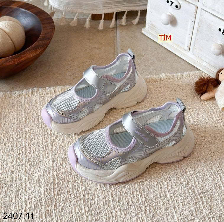 26HA2407.11 - GIÀY LƯỚI THOÁNG KHÍ MÙA HÈ CHO BÉ